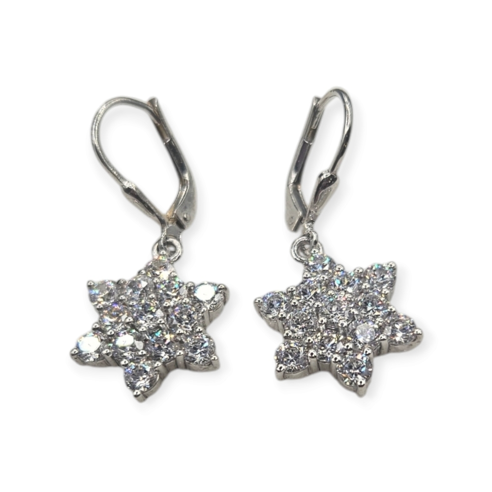 Swarovski Dangle Star Earrings